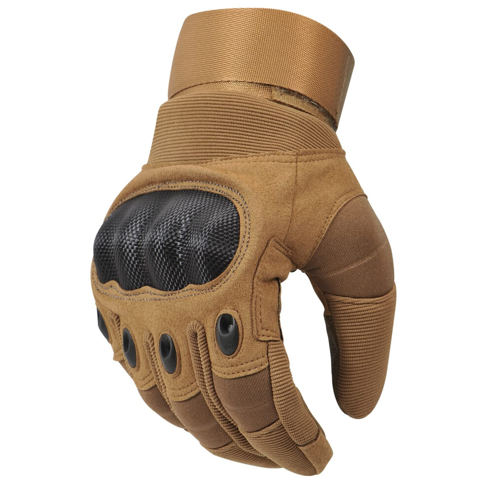 Cozome Motorcycle Gloves Motorbike Gloves Men Women Full Finger Touchscreen Mountain Bike, Road Biking Knuckle For Airsoft, Atv Mtb Riding, Racing, C 5004289946511