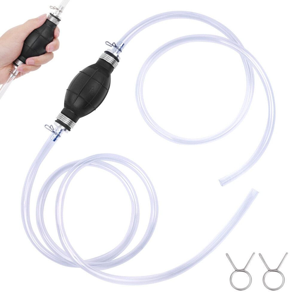 Flintronic Fuel Petrol Syphon Pump, With 2M Hose, Water Liquid 5005585893448
