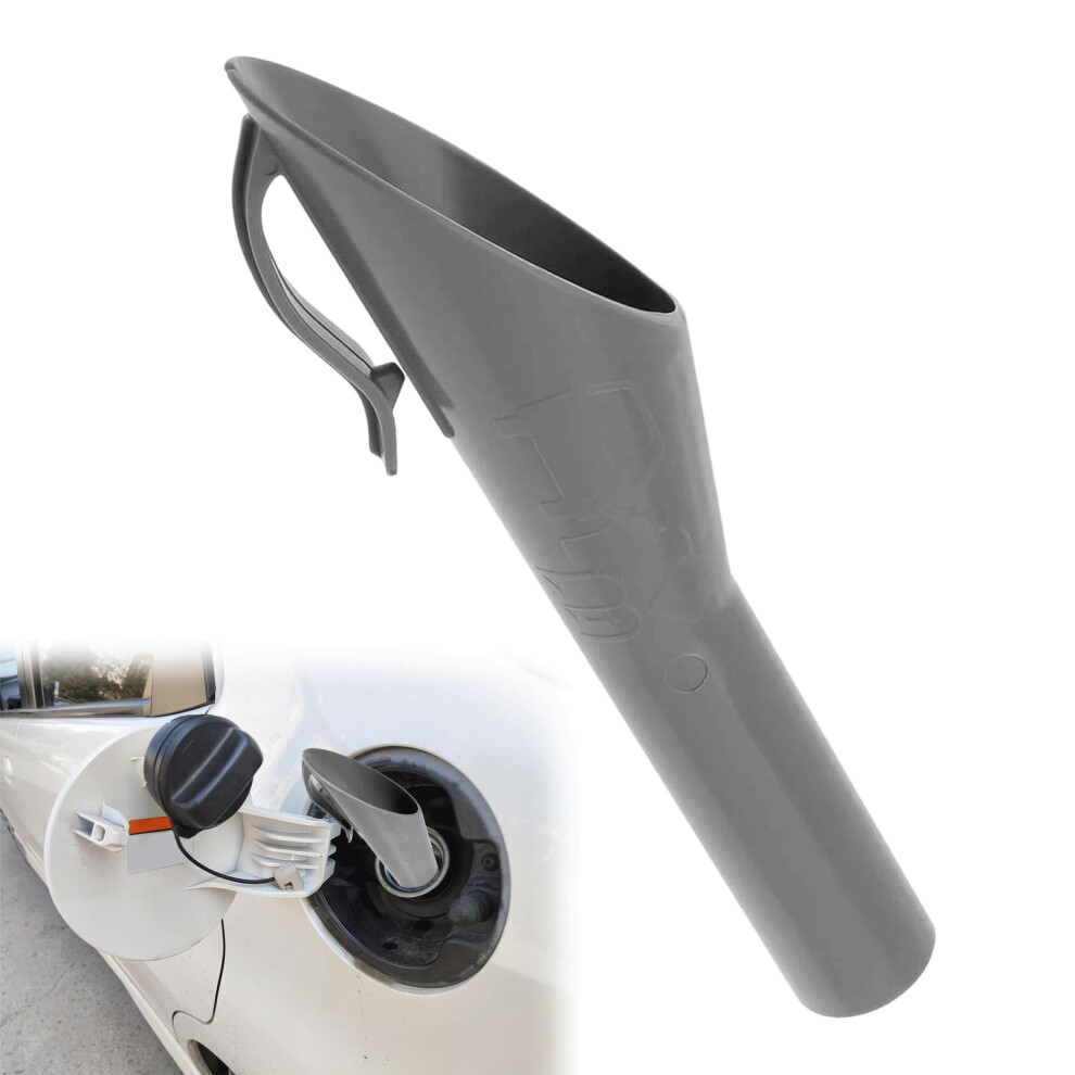 1Pcs Plastic Emergency Petrol Funnel Portable Capless Diesel Funnel For Ca Grey 8367453380939