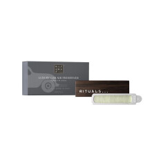 RITUALS Homme Collection - Car Air Freshener with Arabian Amber and Musk Scent - With Reusable Wooden Holder - 6g
