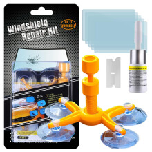 Manelord Car Windscreen Repair Kit for Auto Windshield Chips and Cracks, Bulls-Eye, Spider Web, Star-Shaped, Nicks