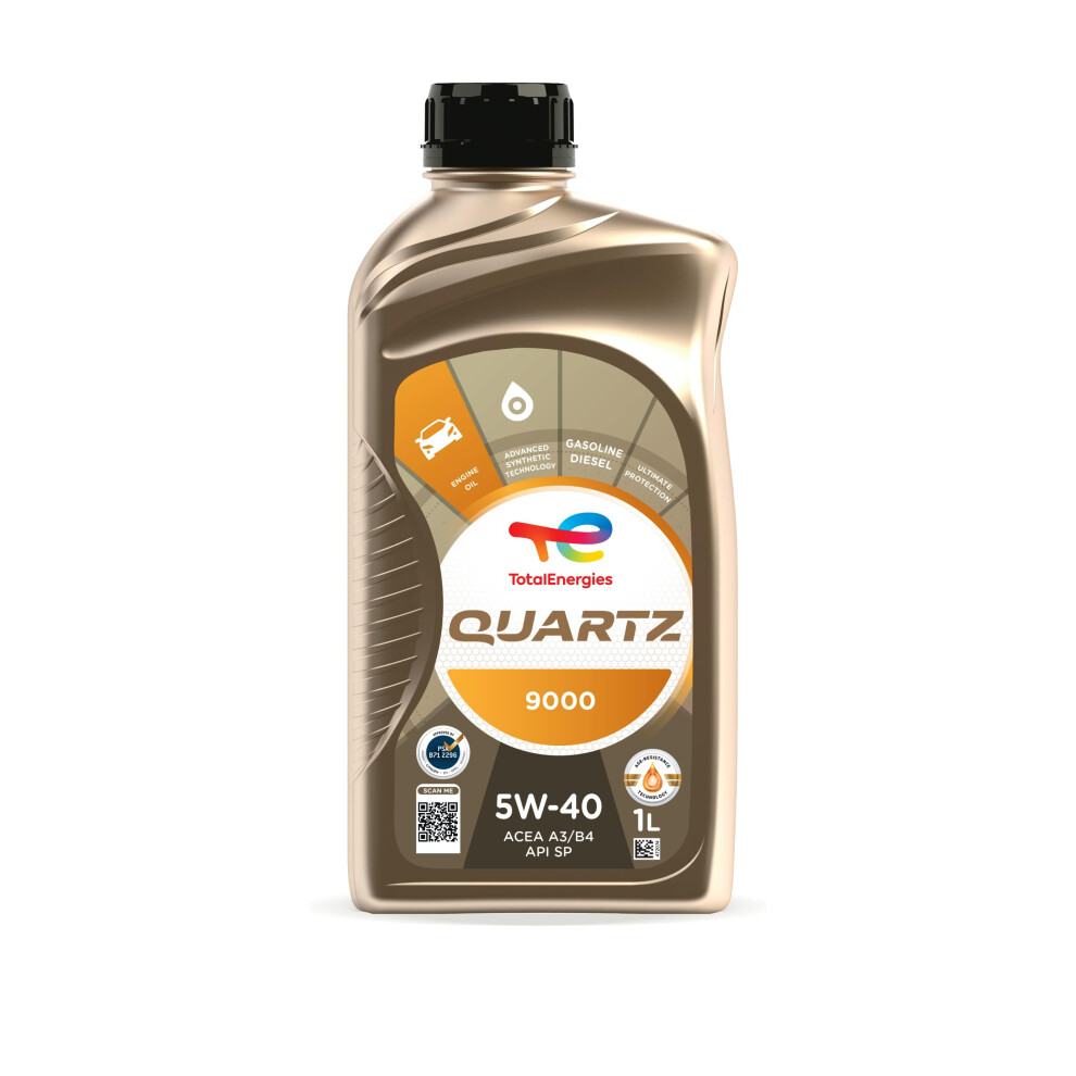 Totalenergies Quartz 9000 5W40 Engine Oil Acea A3b4 Api Cfsp Ageresistance 5478754531999