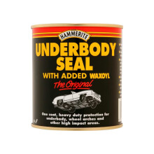 Hammerite Underbody Seal with Waxoyl. One Coat Rust Inhibitor, Rust Converter and Chip Protection for Car Underbod. Metal Paint 500ml Tin