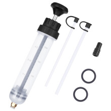 flintronic Oil Suction Syringe, 200cc Oil Suction Gun Oil Change Syringe Brake Fluid Extractor Pump, Brake Fluid Extractor Pump, Hand Pump, Change Sy
