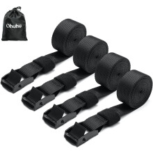 Ohuhu Tie Down Straps 4 Pack Heavy Duty Tensioning Belts 25m Adjustable Las