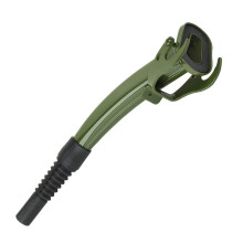 Steel Spout with Rubber Spout - Green Rigid Metal Design, Designed