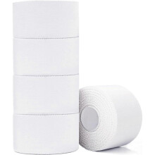 Athletic Tape,5 Pack White Sports Tape,Very Strong No Sticky Residue Wrist Ankle
