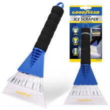 Goodyear Ice Scraper-strong And Ergonomic| Extra Wide Blade| Ice Breaker| Soft Grip| Ergonomic Handle For Comfortable Grip| Durable And Strong Design