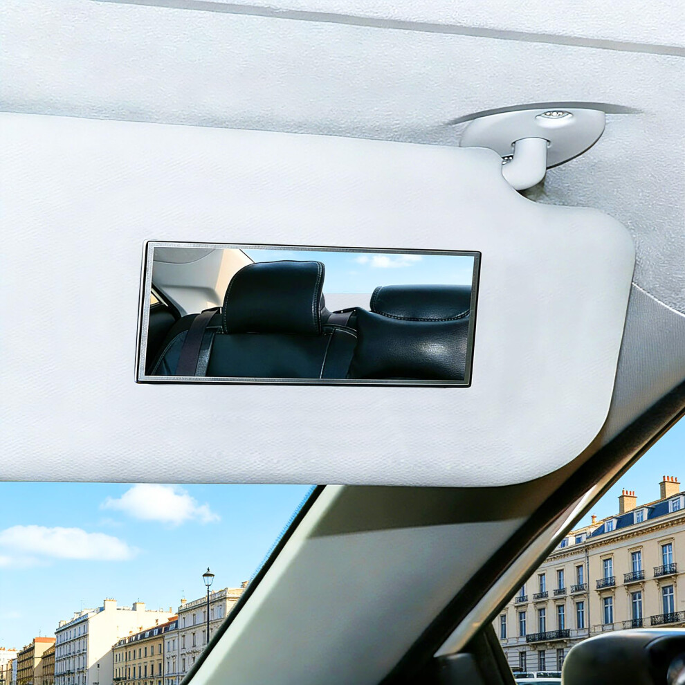 Universal Car Interior Cosmetic Mirror,Portable Auto Vanity Mirror For Sun Visor And Car Seat Back-Small Square 95166827