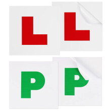 Onarway Learner Plate, Self Adhesive Red L Plate and Green P Plate 4