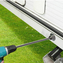 Xtremeauto Caravan Corner Steady Drill Adaptor - 30CM Caravan Leg Winder Drill Attachment, 19mm Electric Caravan Extension Drill Attachment Adapter,