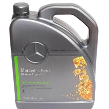 Mercedes-Benz Genuine SAE 5W30 Engine Oil 5L Fully Synthetic Low Ash LoAsh Specification MB 229.52 GB, IE 5 Litre OEM Original Motor Oil Superior Eng