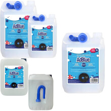 AdBlue Makes & Models Complete With Easy To Pour Spout Preventing Spills (5 Litres, 4)