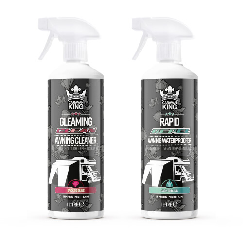 Caravan King - Awning Cleaner & Waterproofer Bundle - 2 x 1L Sprays
