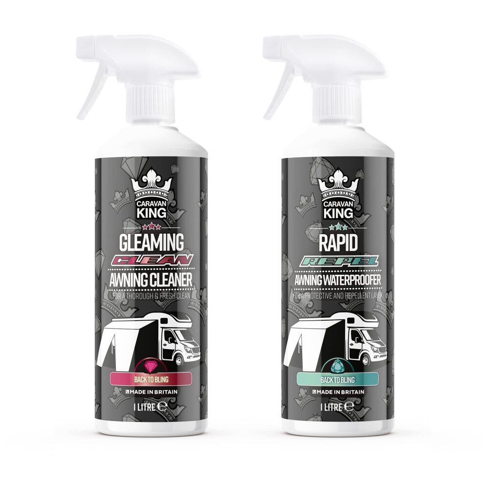 Caravan King - Awning Cleaner & Waterproofer Bundle - 2 X 1L Sprays 5008092401786