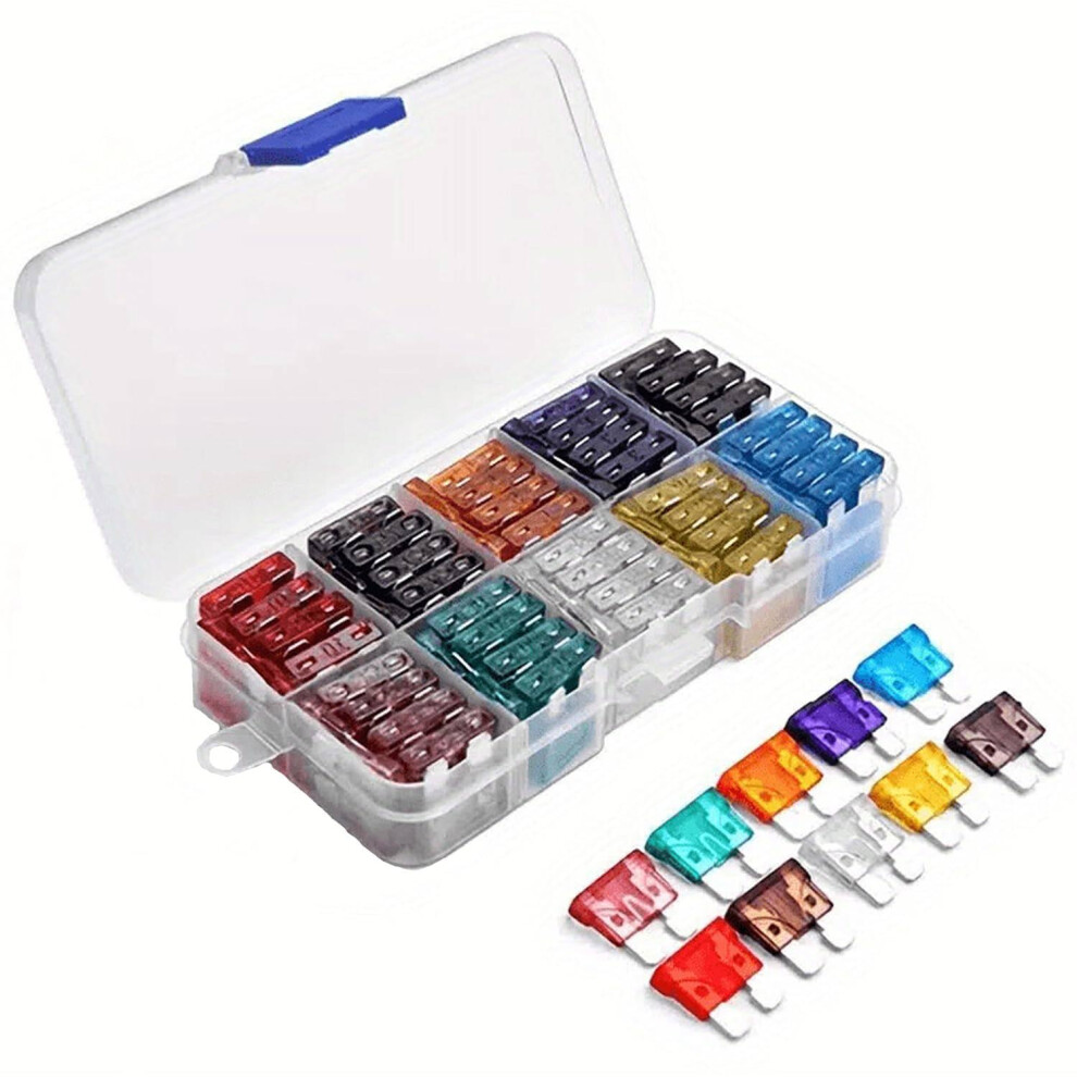 50Pcs Car Fuses Assortment Kit - Standard Blade Fuses 2A-35A, Truck, Suvï¼Boat - Durable Zinc Alloy & Plastic 5009426518736