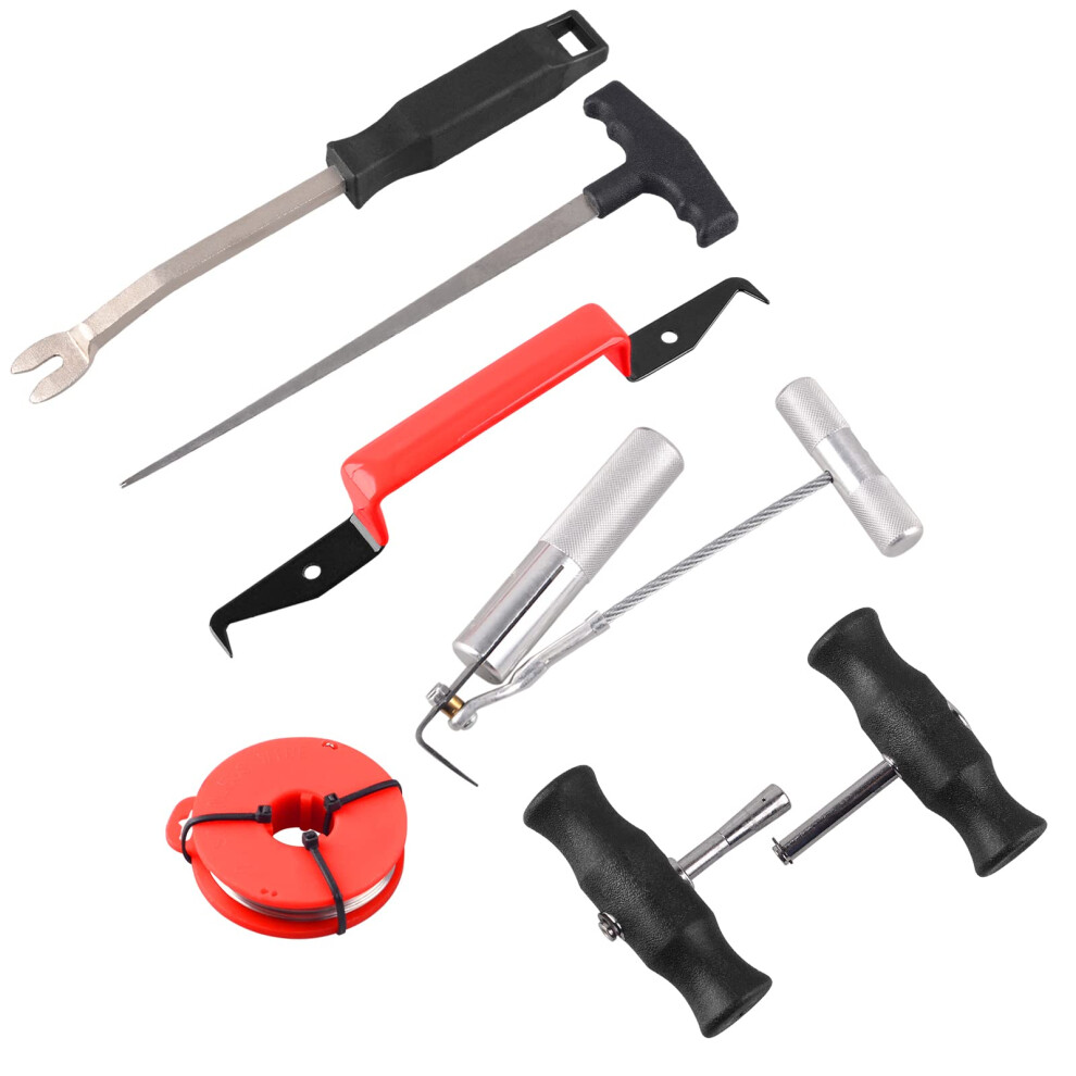 Dayuan 7Pc Classic Vintage Car Molded Windshield Remover Windscreen Removal Tool Kit Set 5008118488135