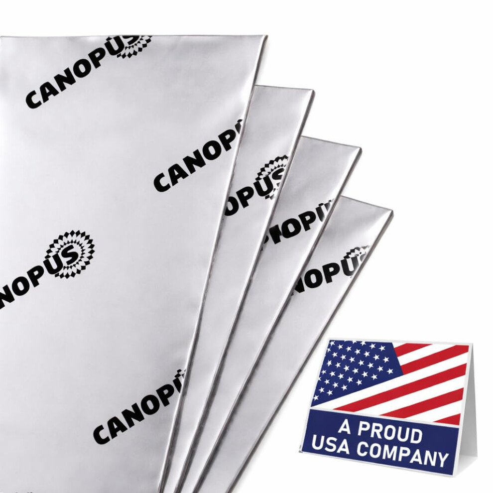 Canopus Professional Sound Deadening Mat For Cars, 50 Mil 5 Sqft, Butyl Sound Deadener Mat, Audio Car Sound Dampening Material For Car Trunk, Door 5051226501890