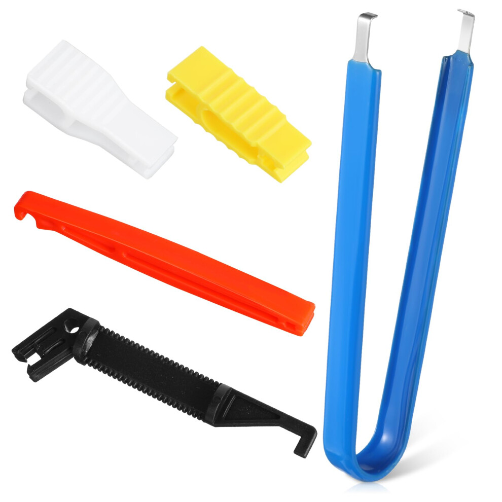 5 Pcs Fuse Puller, 5 Sizes Automotive Fuse Puller Tool, Plastic Fuses Removal Tools For Car Motorcycle Truck Fuses Replacement 5051226452697