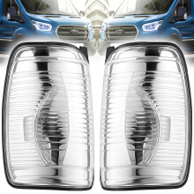 Left and Right Side Wing Mirror Indicator Lamp Lens Clear Set Pair For Ford Transit Mk8 2019 ONWARDS | OEM 1847387 1847389 BK3113B