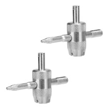 Henyall 2Pcs Valve Core Remover Tool, 4 in 1 Tyre Valve Repair Tool,Valve Core Removal Tool,Tyre Valve Removers Repair Tool for Car