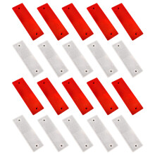 Heyu-Lotus 20 Pcs Reflectors Trailer, Self Adhesive Rectangular Rear