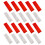 Heyu-Lotus 20 Pcs Reflectors Trailer, Self Adhesive Rectangular Rear 1