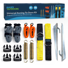 Purely Outdoors Awning Tie Down Kit Storm Straps - Storm Straps &