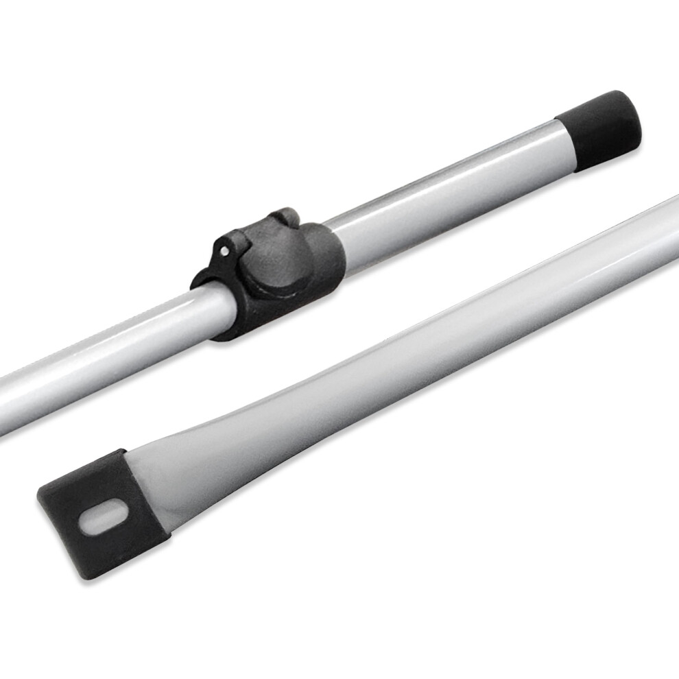 Purely Outdoors Universal Awning Rear Upright Poles (Pair) - Suitable For Caravan Awnings, Prevents Draughts, Telescopic Design, High-Grade Steel 5007951996784