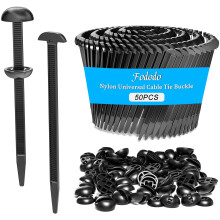 Nylon Cable Tie Buckle, Automotive Zipper Clips & Plastic Rivet Fasteners