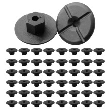 Plastic Wing Nuts,50 PCS Car Fastening Clips & Body Screws for Wheel Arch Trim Splash Guard Undertray Bumper Wheel Housing Liner Hardware Fixing Set