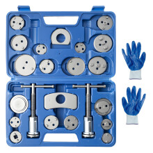 JF HOME BLISS 22Pcs Brake Caliper Rewind Tool Kit Universal Disc Brake Piston Wind Back Tool Set for Cars Trucks & SUVs Heavy-Duty Caliper Compressio