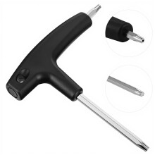 Nogeqi Golf Driver Tool, 2 in 1 Golf Torque Wrench for T20 and T25, Adjustment Golf Tool with Plastic Handle, Portable Driver Tools Golf Accessories