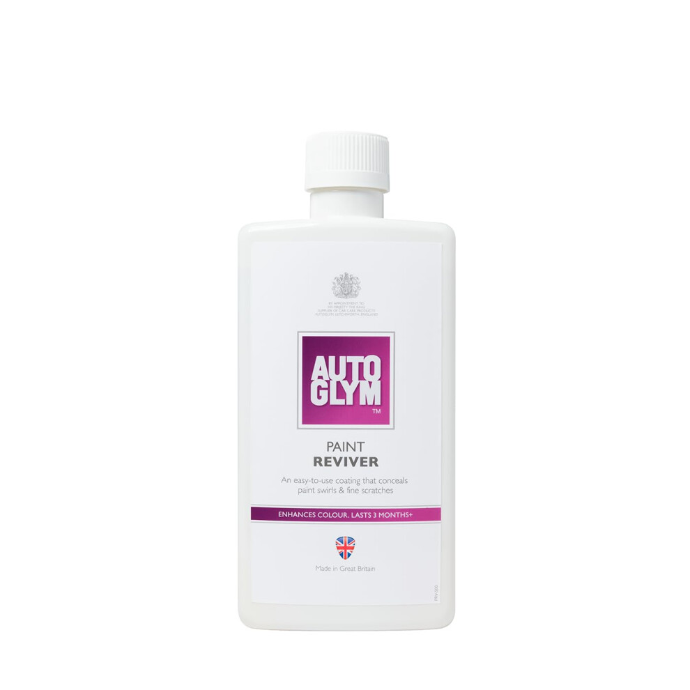 Autoglym Paint Reviver, 500Ml - Revives Colour & Gloss For Paint Work, Long-Lasting Results, Eliminates Fine Swirl Marks And Scratches, Quick A Light
