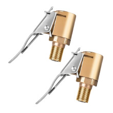 Brass Tyre Air Chuck, Quick Release Tyre Inflator Adaptor Valve Connector