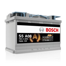 Bosch S5A08 Car Battery 70A / h-760A