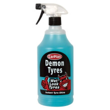CarPlan Demon Tyres, Instant Tyre Shine, 1 Litre (Pack of 2)