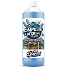 HLS Supplies 1L Composite Plastic Decking Cleaner and Reviver - Removes Dirt, Grime and Bird Droppings