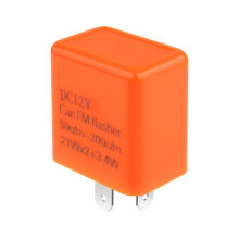 URAQT 12V 2-Pin LED Flasher Relay, Adjustable Turn Signal Indicator Relay for Motorcycle, Motorbike, Scooter