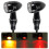 evermotor Mini LED Indicators Motorcycle Universal CNC 12V 2 Pcs, 1