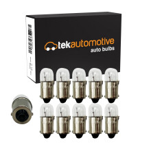 Tek Automotive 233 T4W BA9S Bulbs 12V 4W – Side Light, Number Plate &