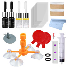 wimony Glass Scratch Repair Kit 22Pcs,Windscreen Chip Repair Kit,t
