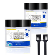 White Lithium Grease 114g - Multi-Purpose High Temperature Lubricant for Automotive, Marine, Industrial & Household Use - Ideal for Bearings, Chains