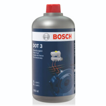Bosch Brake Fluid DOT 3, 1 L - For Vehicles Manufactured Before 2000 - Not recommended for ABS and ESP Brakes