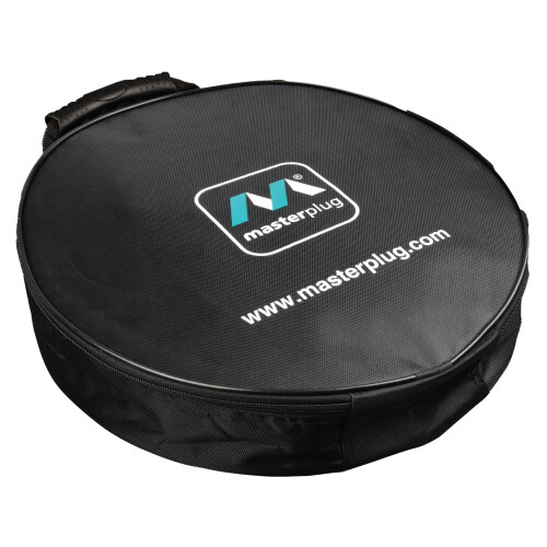 Masterplug EV Charging Cable Storage Tidy Bag, Durable Carry Case for EV Charging Cables Type 2 and Type 1, Mode 3 and Mode 2, Lightweight, Black, EVC