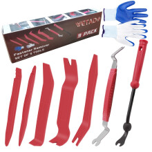 Wetado Auto Trim Removal Tools Kit, 9pcs Car Door Panel Removal Tool, Fastener Removal Panel Removal Tool, blue