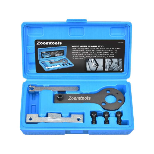 Zoomtools Engine Timing Locking Tool Set Compatible With Fiat 500/ Punto Evo/Panda/Engine 1.1 1.2 1.4 Litre 8v