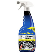 Goodyear Alloy Wheel Cleaner 750ml - for a Showroom Finish | Effective Cleaning for All Wheels | Effortlessly Removes Mud & Grime from Round The Whee