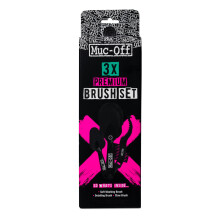 Muc-Off Premium Brush Set - Bike Cleaning Brushes for Chains, Frames,