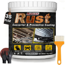 Ruicen Rust Converter for Metal, 1000ml Rust Remover for Metal - Anti-Corrosion, No Primer Needed, Long Lasting Protective and Dries Quickly, Chassis